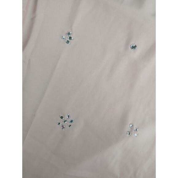 A New Day Dress Womens XXL 2XL Pink Maxi Slip Spaghetti Strap Jewel V Neck NWT - Picture 4 of 10